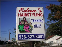 Edna's-sign