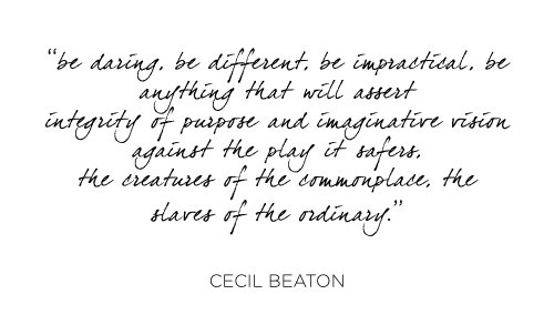 quote cecil beaton