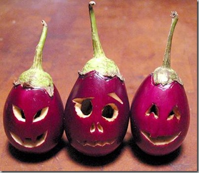 Eggplant-o-lanterns