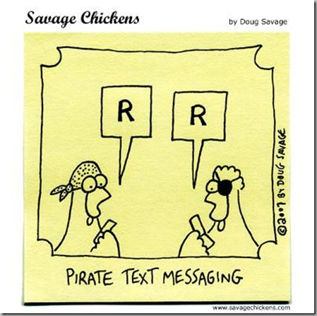Pirate text messaging