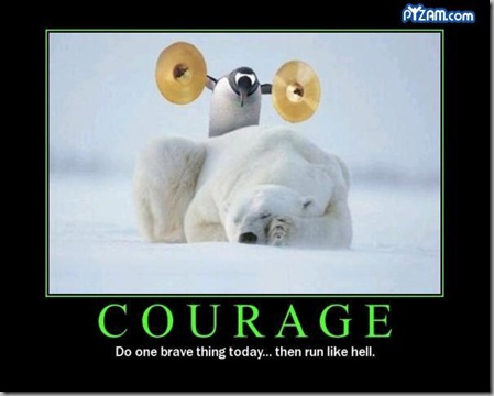 Courage penguin