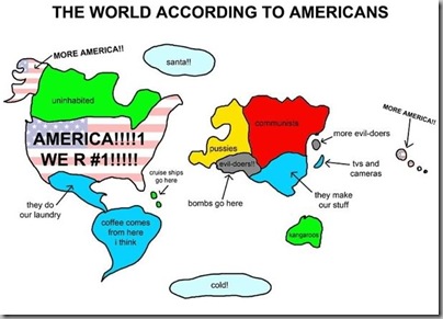 The world acc to Americans