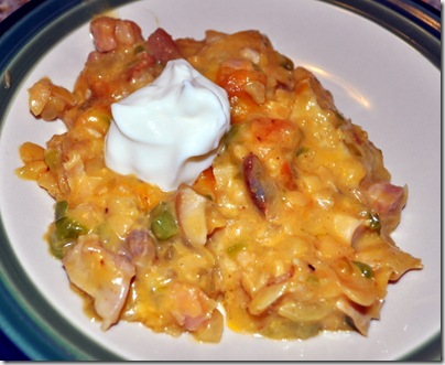 Mexican chicken casserole