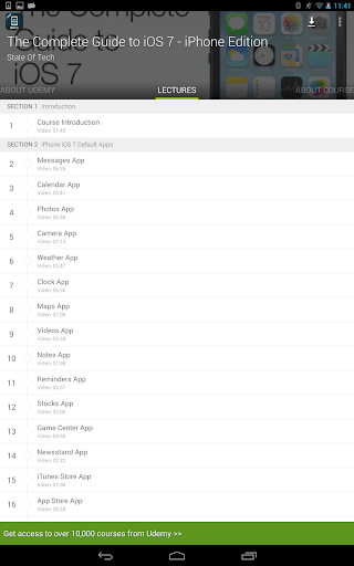【免費教育App】Complete iOS 7 Guide by Udemy-APP點子
