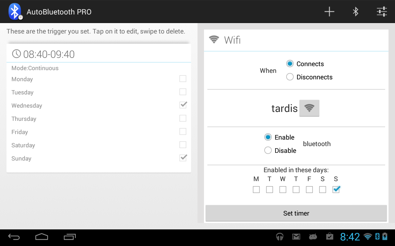 AutoBluetooth PRO - screenshot