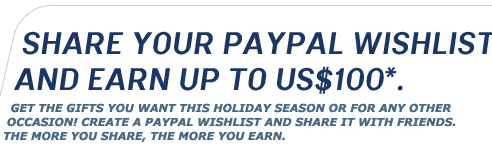 PayPal WishList PayPal WishList