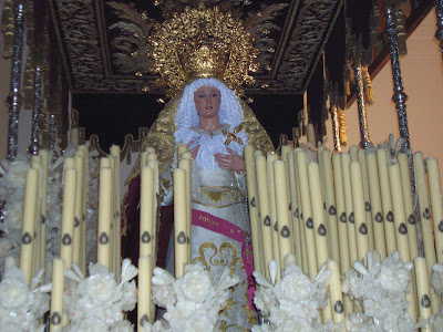 Nuestra Señora de la Amargura, volverá a ser acompañada por la música de la Banda Municipal de Música de Pozoblanco. Foto de la Semana Santa de 2007 por POZOBLANCO NEWS (www.pozoblanconews.blogspot.com)