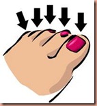 toes