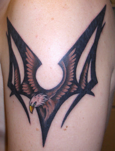 Eagle Tribal Tattoo Design