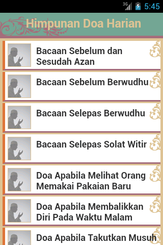 Doa Harian