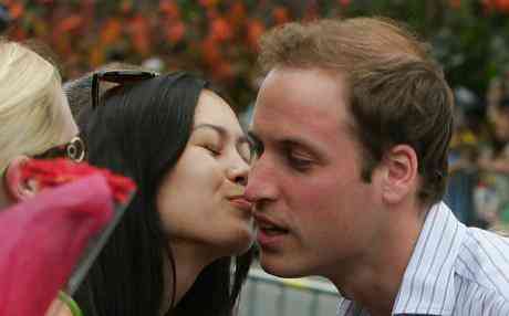 Prince William shows his thinning hair whilst on a revisit to Australia in January