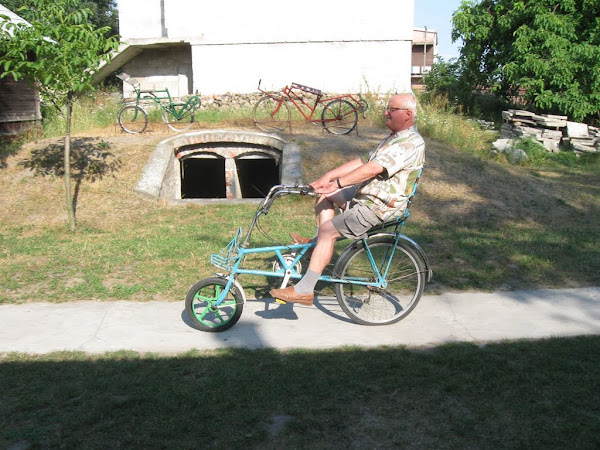 muzeum rowerów - rower poziomy