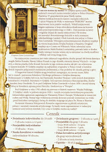 muzeum rowerów gołąb - ulotka
