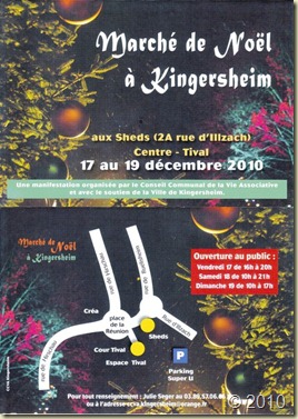 Marché de Noël Kingersheim 2010