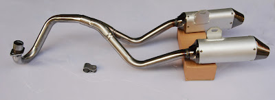 pit bike dual exhaust