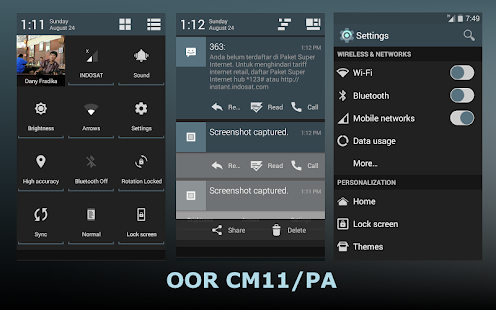 OOR CM11 / PA - screenshot thumbnail