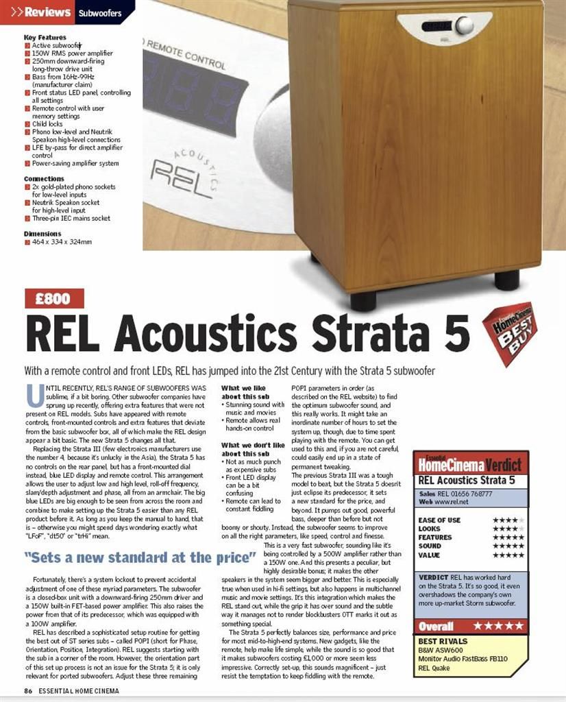 (VENDIDO) Vendo Rel Strata 5 (subwofer)