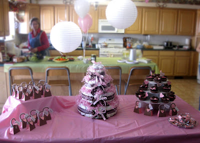 Cutie Pies Custom Creations: Pink & Brown Baby Shower Feature