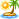 Ilha com palmeira