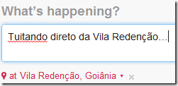 Tuitando da Vila Redenção