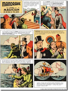 Mandrake the Magician - Colored Sunday Srip (1939)