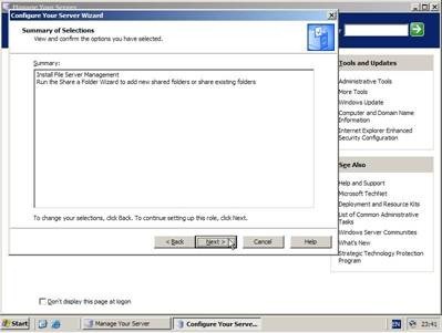 File Server merupakan sebuah komputer yang terdapat dalam sebuah jaringan yang menjadi das Konfigurasi File Server di Windows 2003 Server