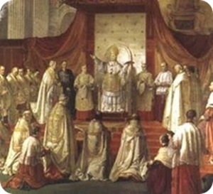 El Papa Pío IX declara el dogma de la Inmaculada Concepción de la Virgen María