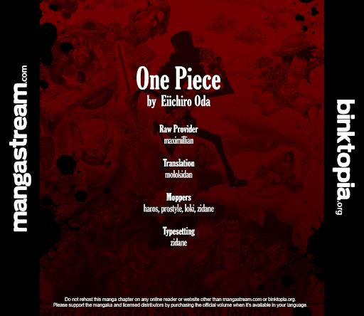 Manga One Piece Page credits... Please Wait!