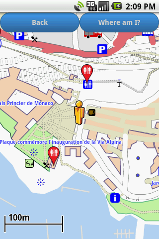 Monaco Amenities Map free