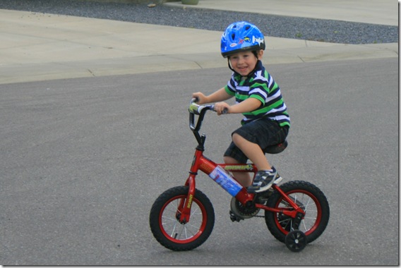 Andrews first bike ride