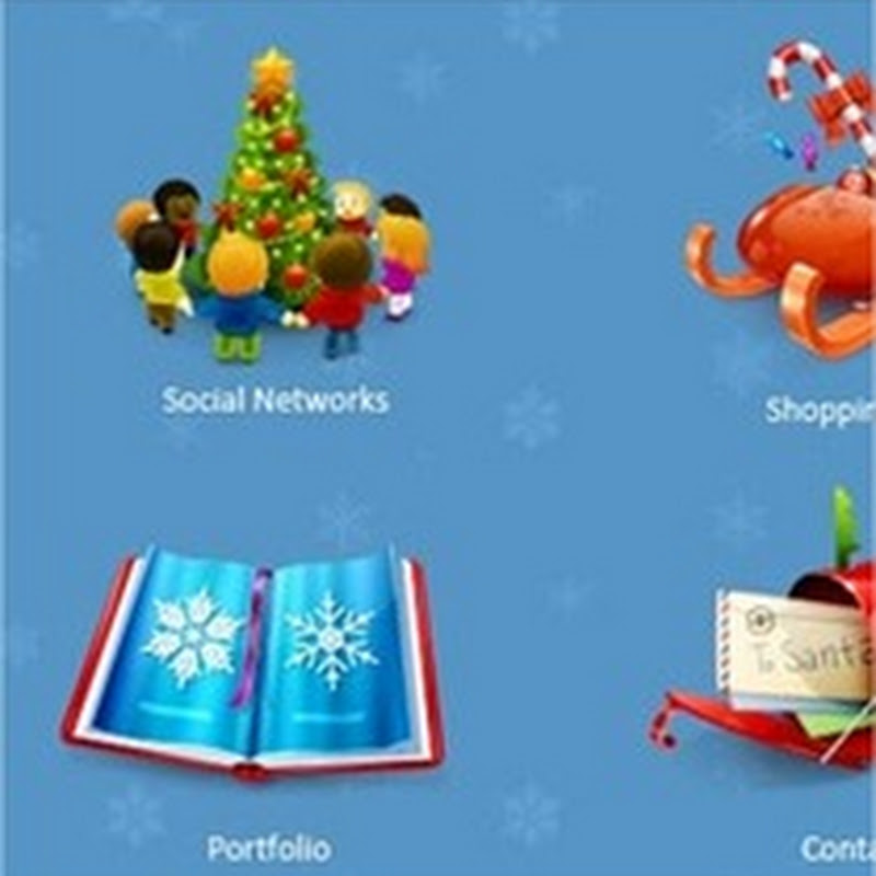 20 paquetes de iconos navideños para descargar