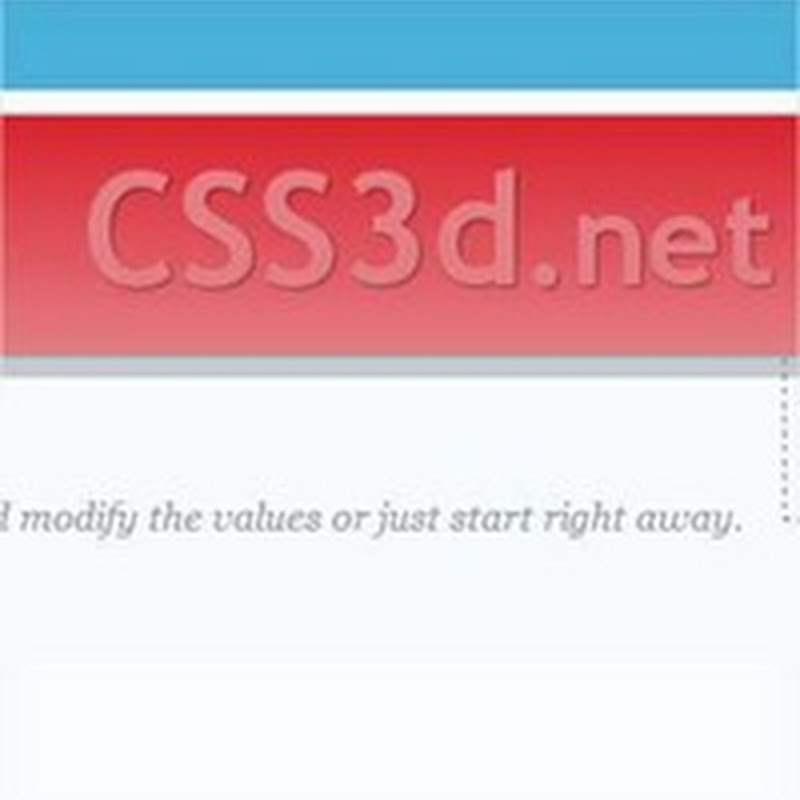 CSS3d, para crear cintas 3D con CSS
