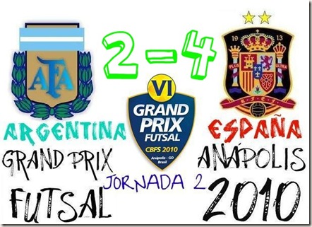 argentina 2-4 españa