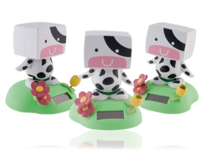   Mignonne vache dansante FLIP FLAP solaire   France  