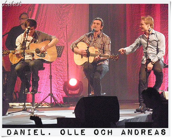 Daniel, Olle och Andreas