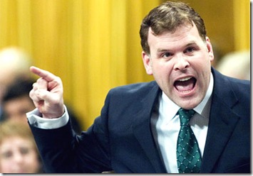 MP John Baird assumes his opponent is wrong and then attempts to show how silly his opponent is -- no real argument here