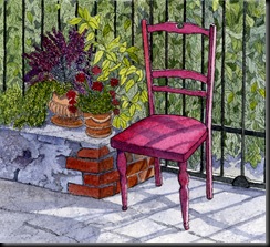 Pink Chair, Cortona