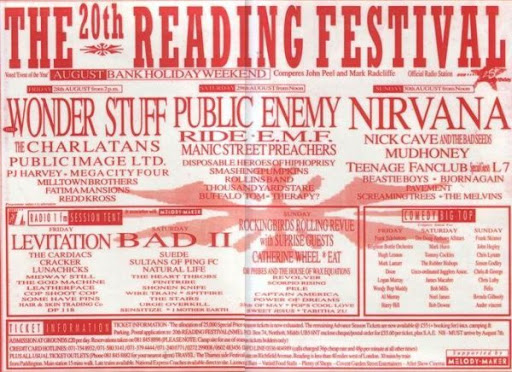 nirvana- live at reading- 1992