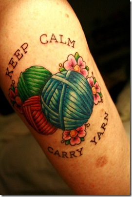 Keep calm, carry yarn