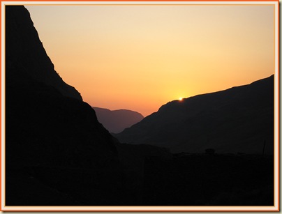 Sunset from Honister Pass - 6 June 2007
