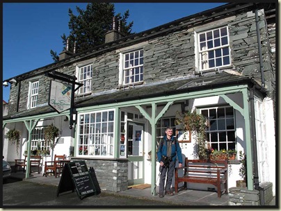 Graham lurches out of the Three Shires Inn