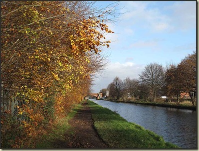 The Bridgewater Canal in Timperley on 20 November 2009