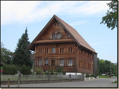 A wooden house at Niederroil