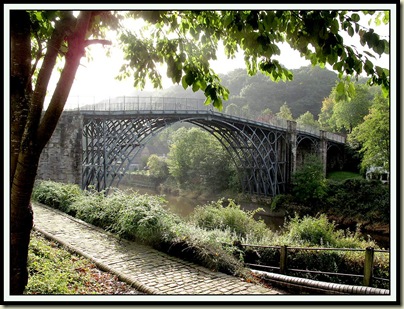 Ironbridge, built in 1779 by Abraham Darby; cost £6000