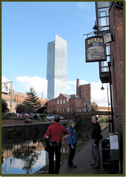 Manchester's tallest building - The Beetham Tower, with Dukes 92