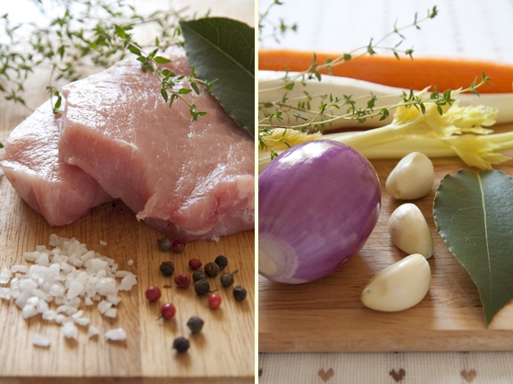 Гуляш с картофелем жюльен