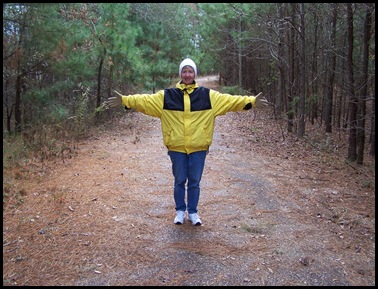 Me on our walk at Clear Springs, 12-11-09