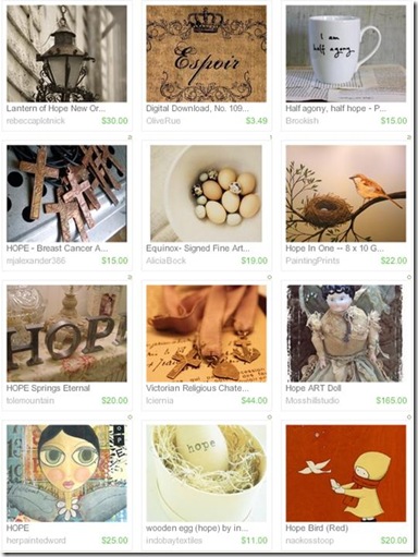 Etsy Treasury 6-1-10 HOPE