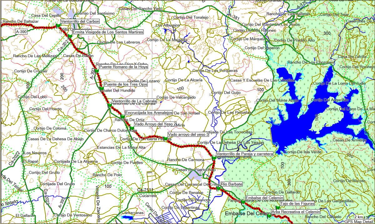 Tramo II Corredor Verde Dos Bahias (click sobre el mapa)