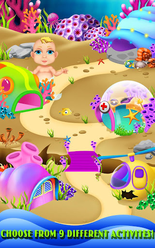 【免費家庭片App】Mermaid Mommy's Newborn Baby-APP點子